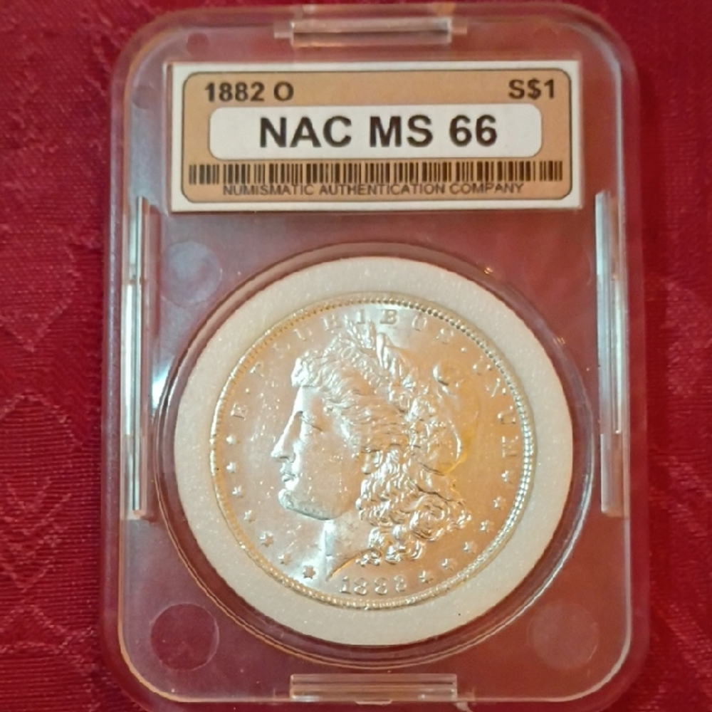 1882-O Morgan Silver Dollar MS-66